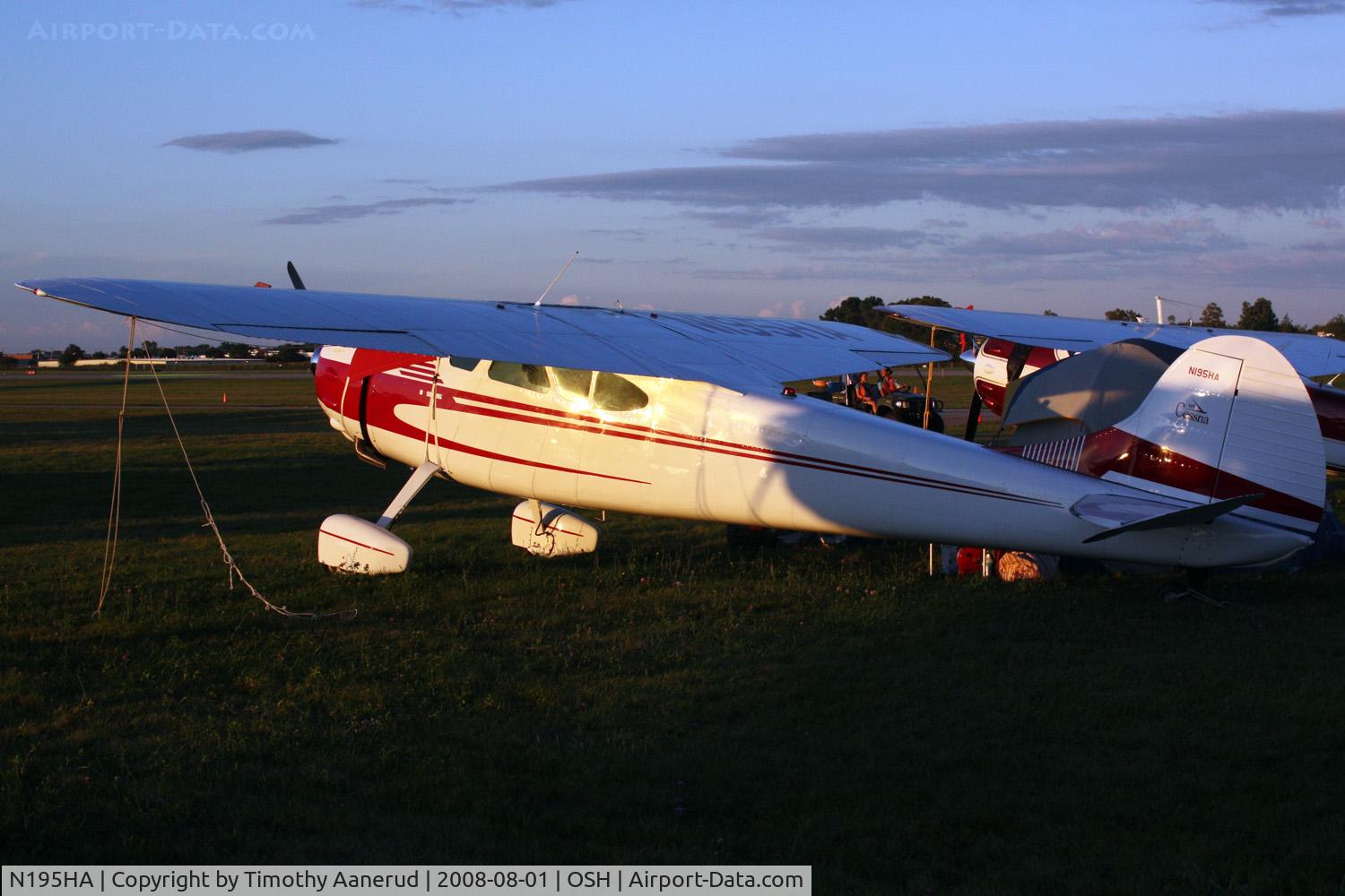 N195HA, 1965 Cessna 195 C/N 7438, EAA AirVenture 2008