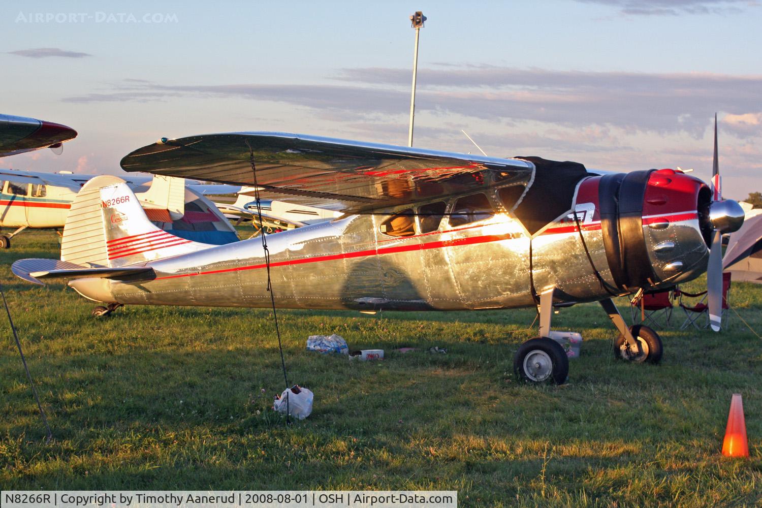 N8266R, 1949 Cessna 195 C/N 7550, EAA AirVenture 2008