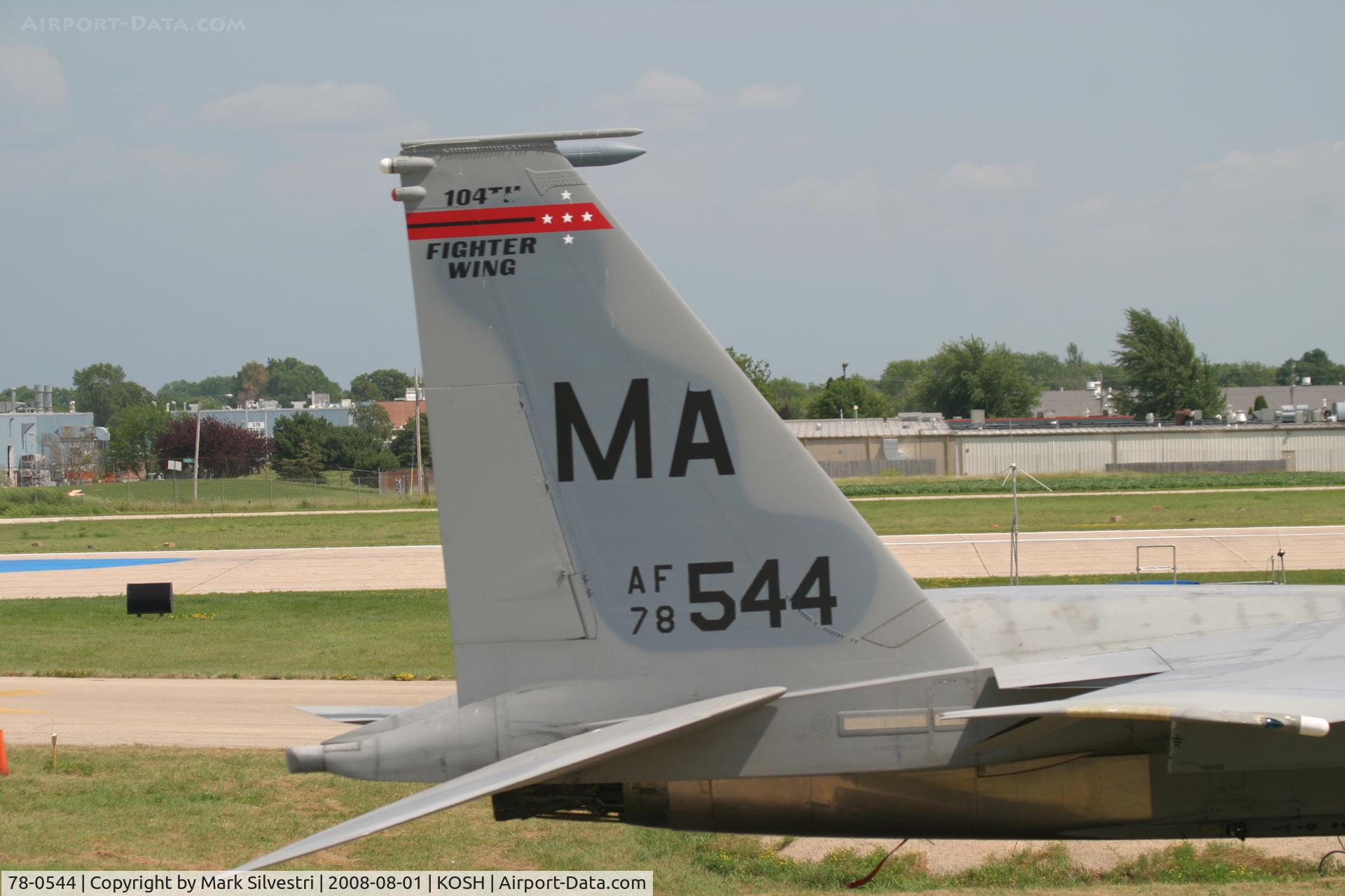 78-0544, McDonnell Douglas F-15C Eagle C/N 0535/C077, Oshkosh 2008