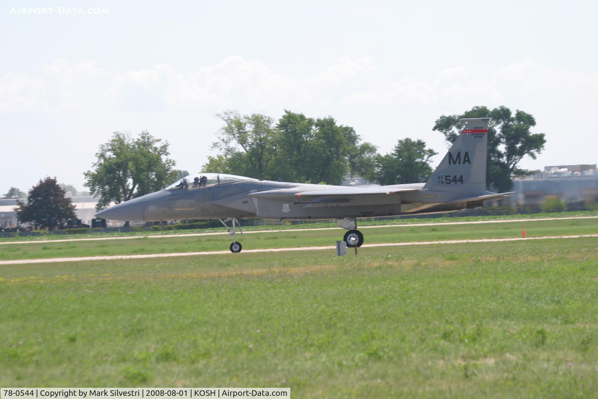 78-0544, McDonnell Douglas F-15C Eagle C/N 0535/C077, Oshkosh 2008