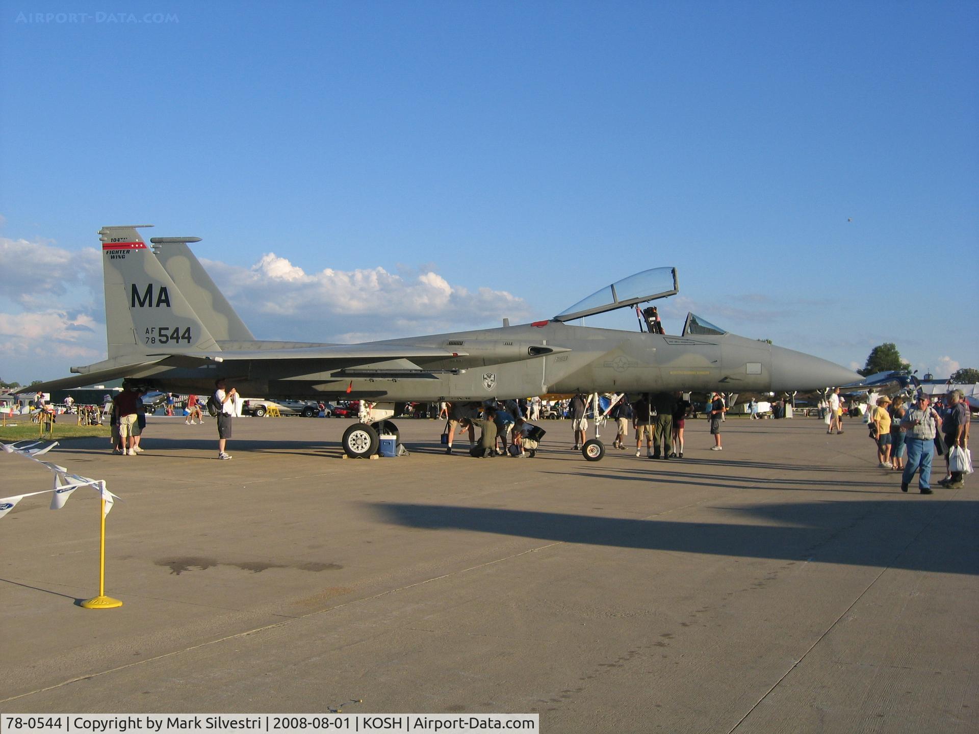 78-0544, McDonnell Douglas F-15C Eagle C/N 0535/C077, Oshkosh 2008