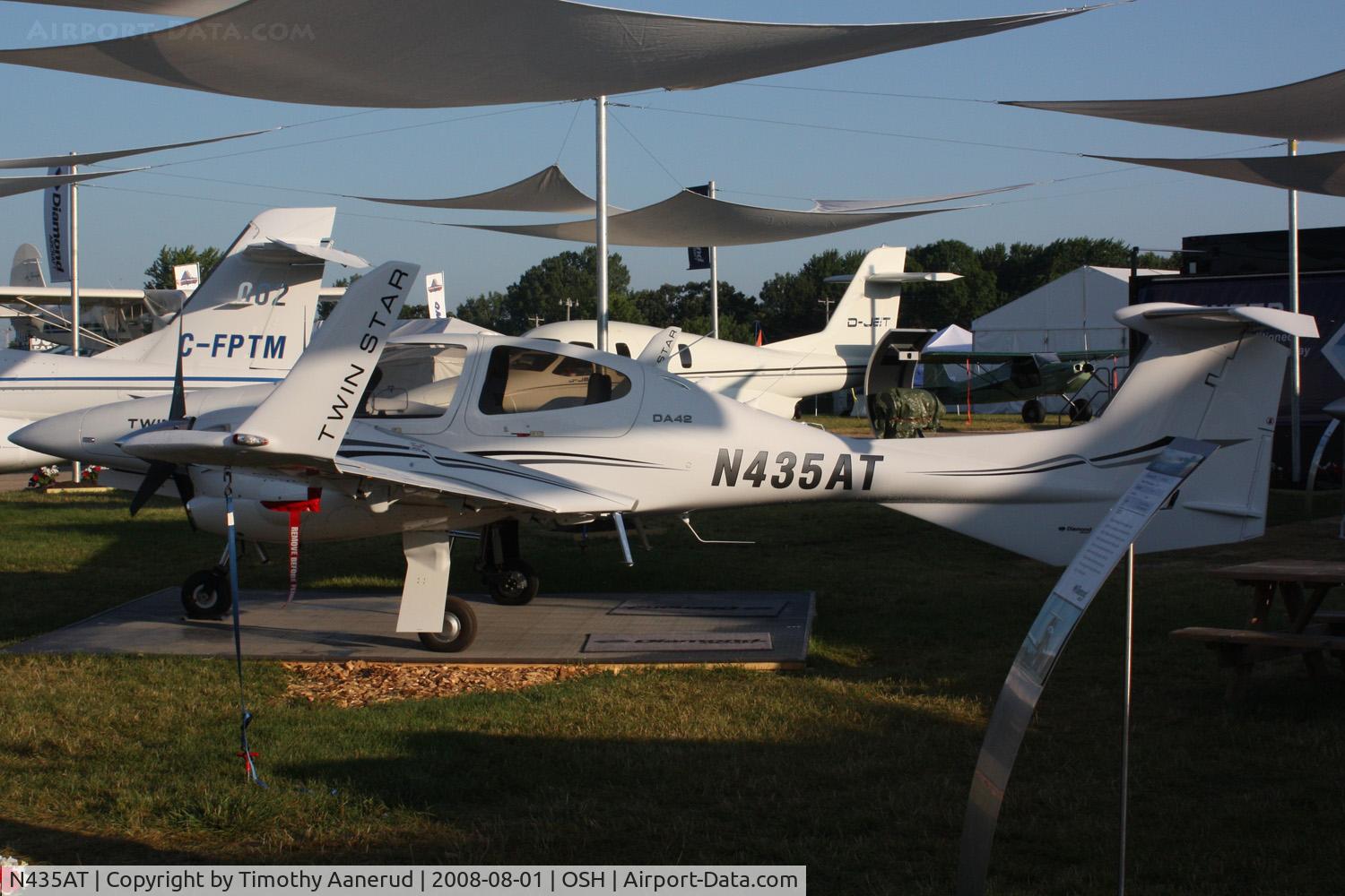 N435AT, 2007 Diamond DA-42 Twin Star C/N 42.AC104, EAA AirVenture 2008