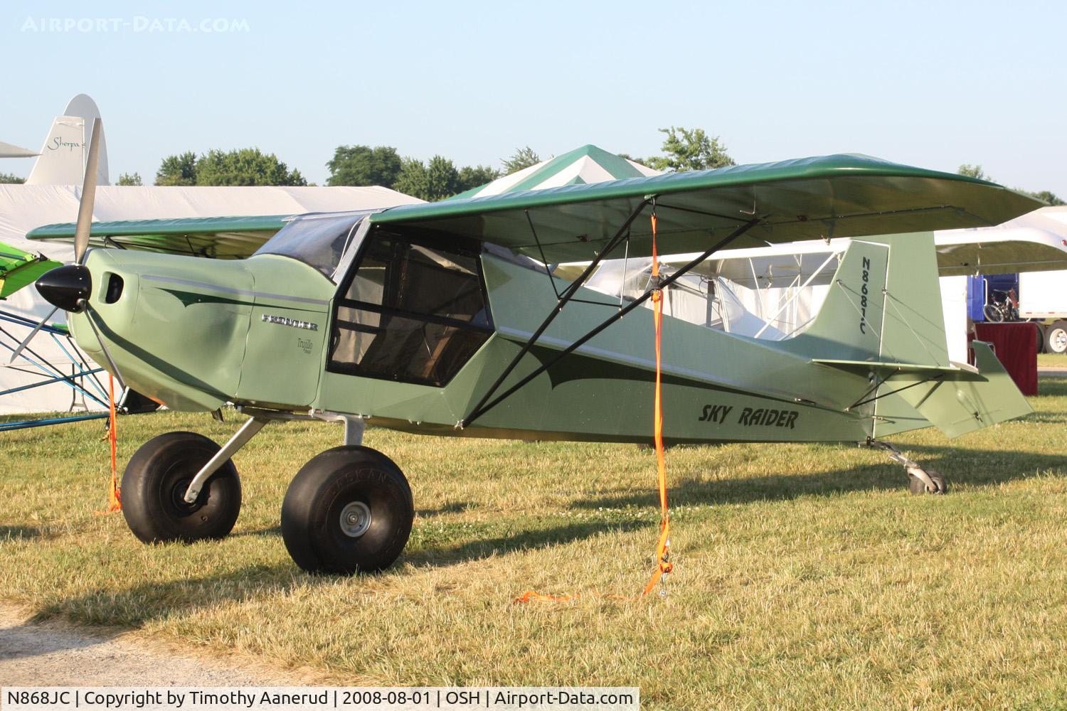 N868JC, 2008 Caldwell John L FRONTIER C/N 00108, EAA AirVenture 2008
