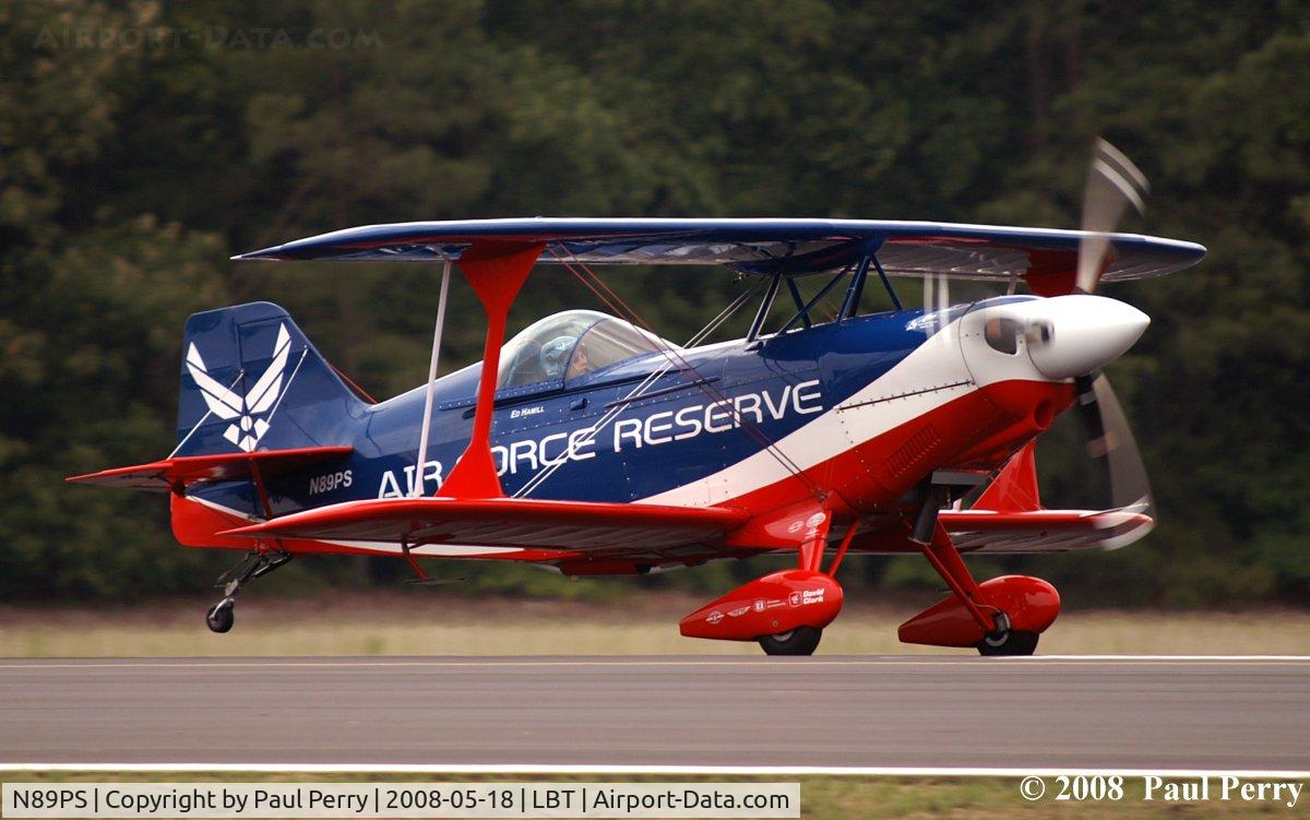 N89PS, 1998 Aviat Pitts S-2C Special C/N 6013, Going up for a practice sortie