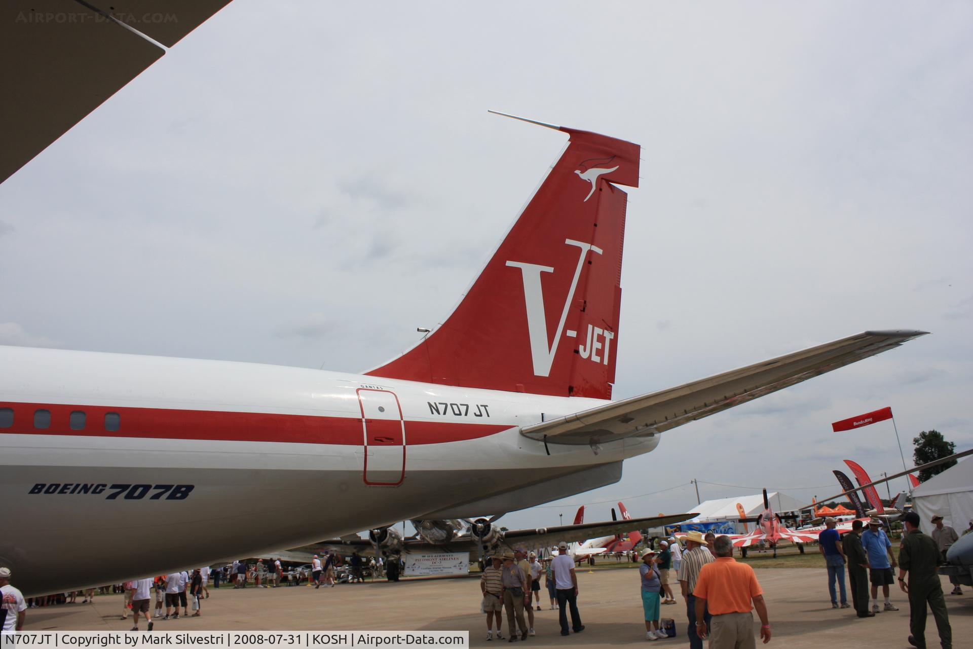 N707JT, 1964 Boeing 707-138B C/N 18740, Oshkosh 2008
