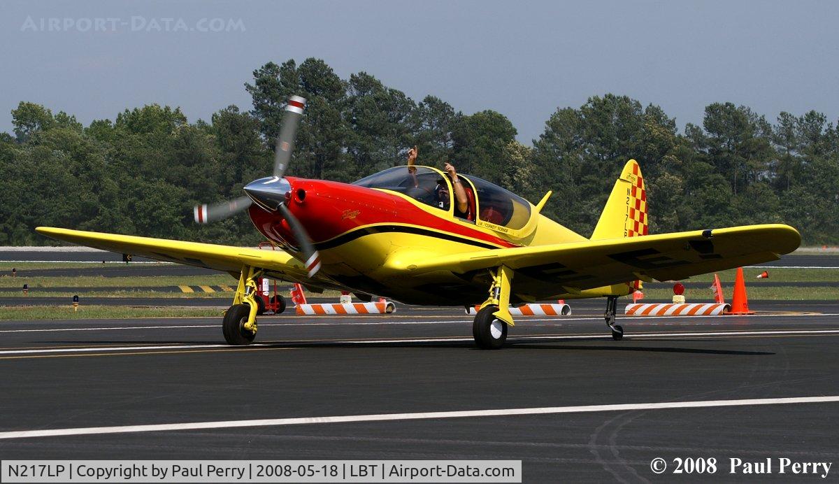 N217LP, 1946 Globe GC-1B Swift C/N 310, Taxiing back in