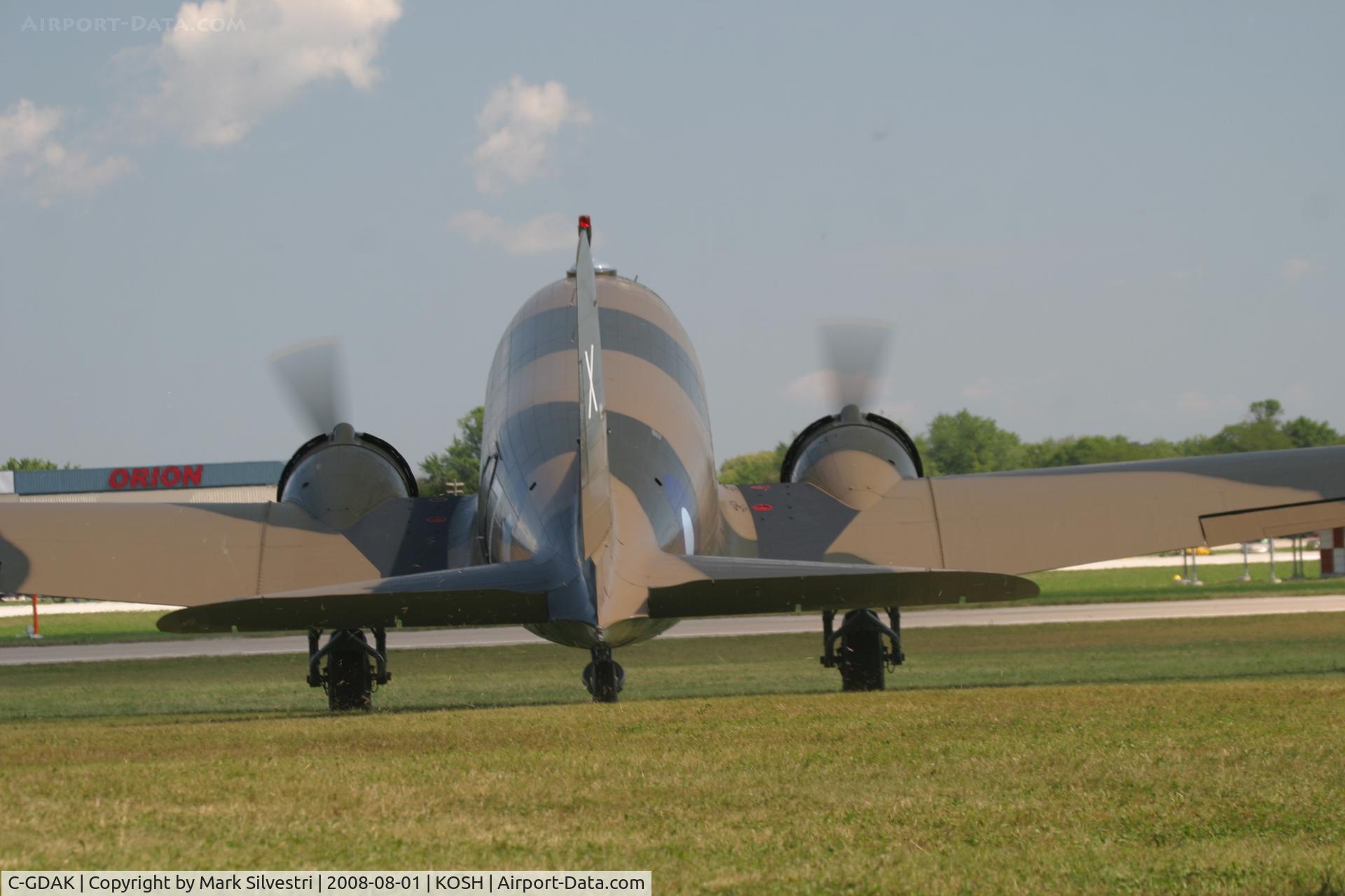 C-GDAK, 1939 Douglas DC-3-G202A C/N 2141, Oshkosh 2008