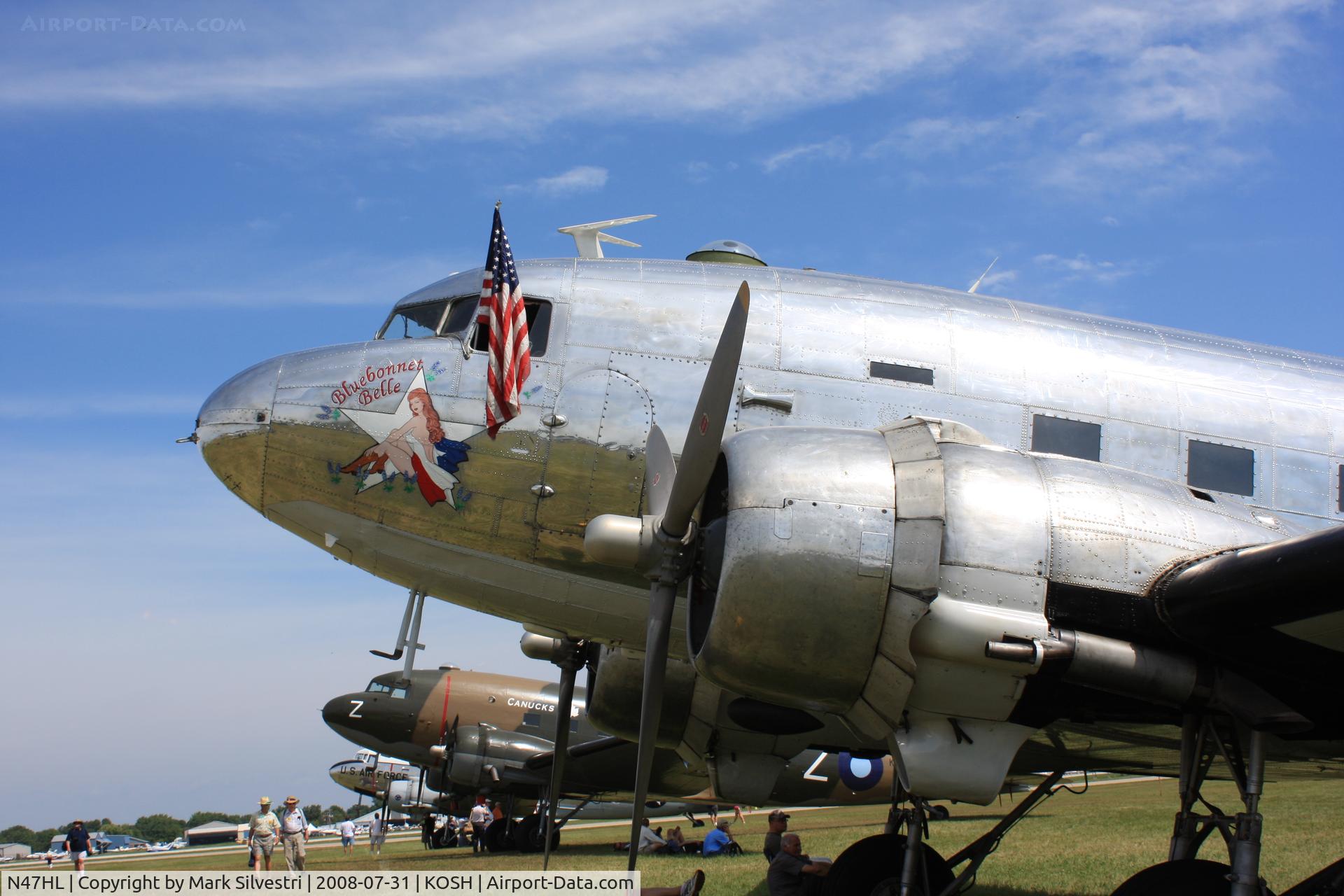N47HL, 1943 Douglas C-47B-20-DK C/N 27203, Oshkosh 2008