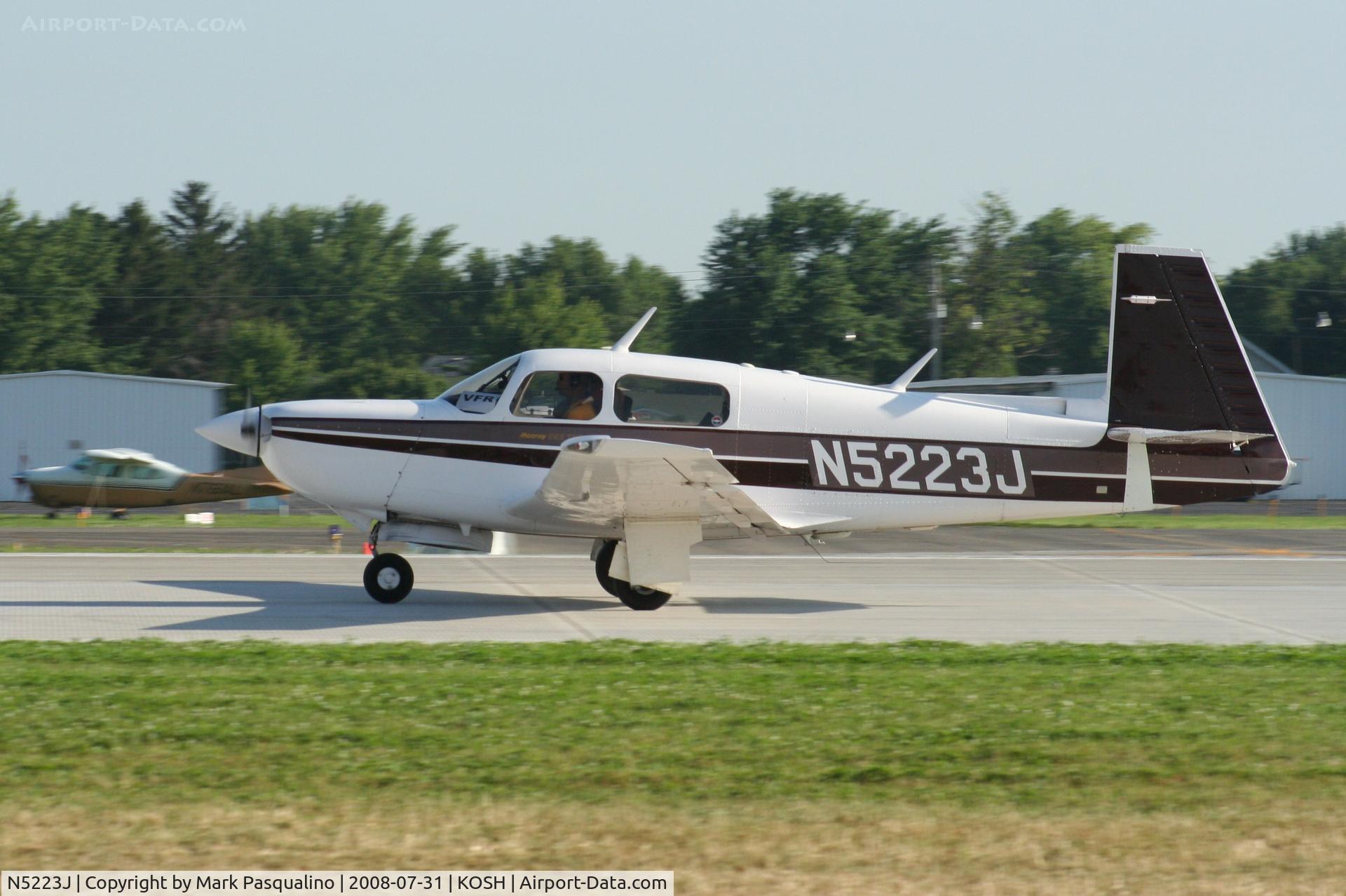 N5223J, Mooney M20K C/N 25-1172, Mooney M20K