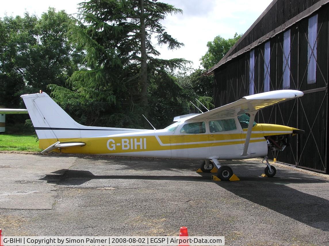 G-BIHI, 1976 Cessna 172M C/N 172-66854, Cessna 172 receiving attention at Sibson