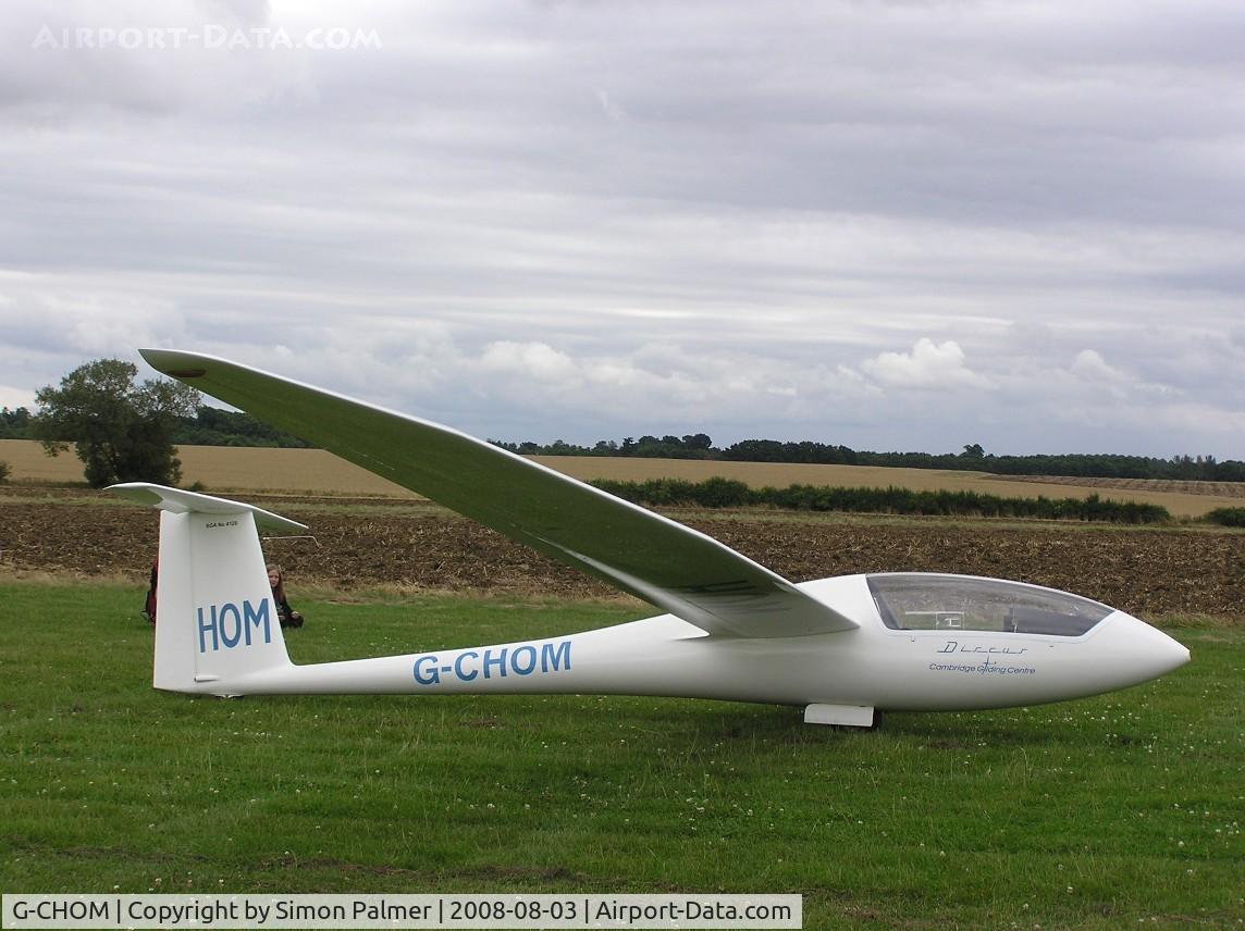 G-CHOM, 1985 Schempp-Hirth Discus b C/N 44, Schempp-Hirth Discus B