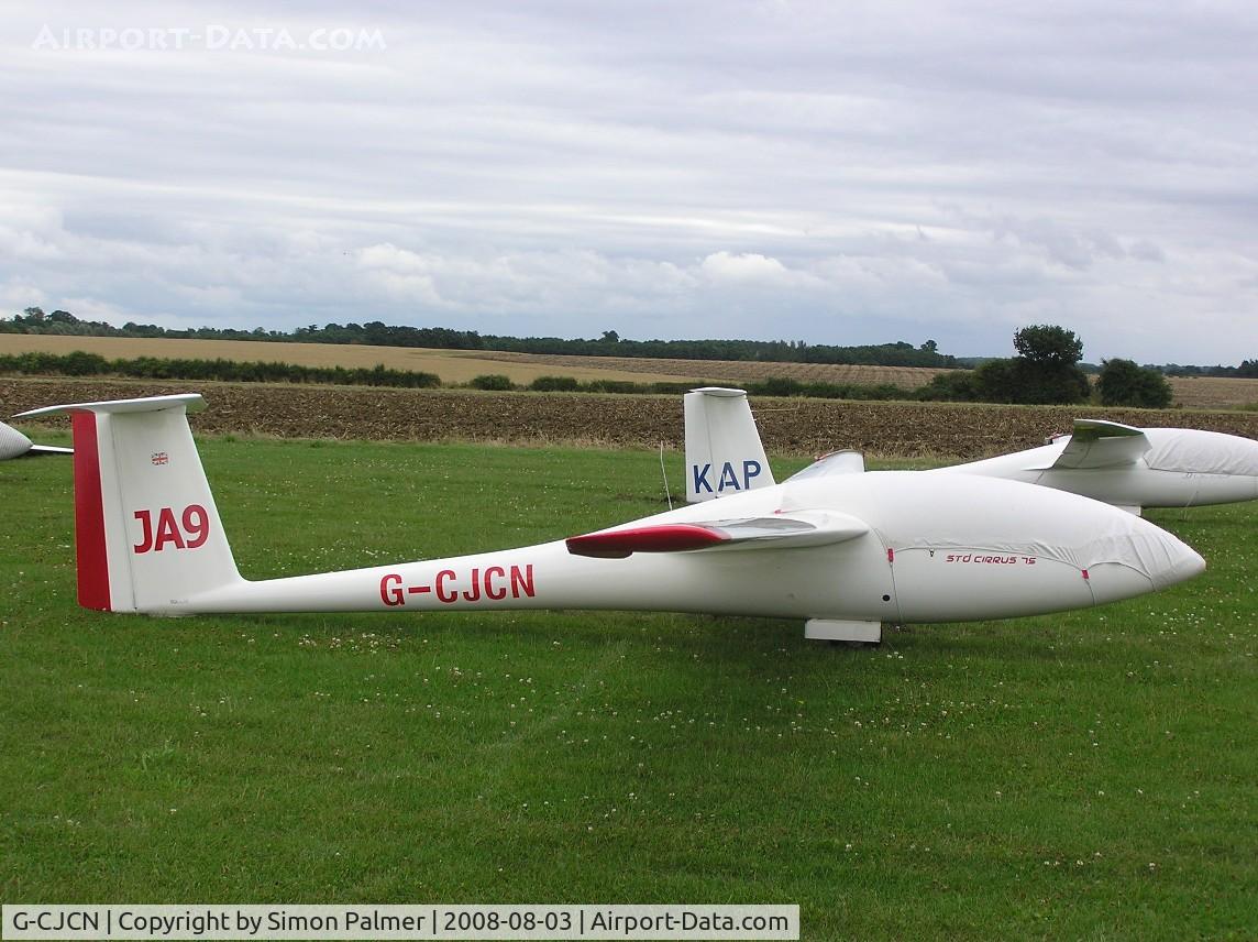 G-CJCN, 1976 Schempp-Hirth Standar Cirrus 75 C/N 646, Schempp-Hirth Standard Cirrus 75