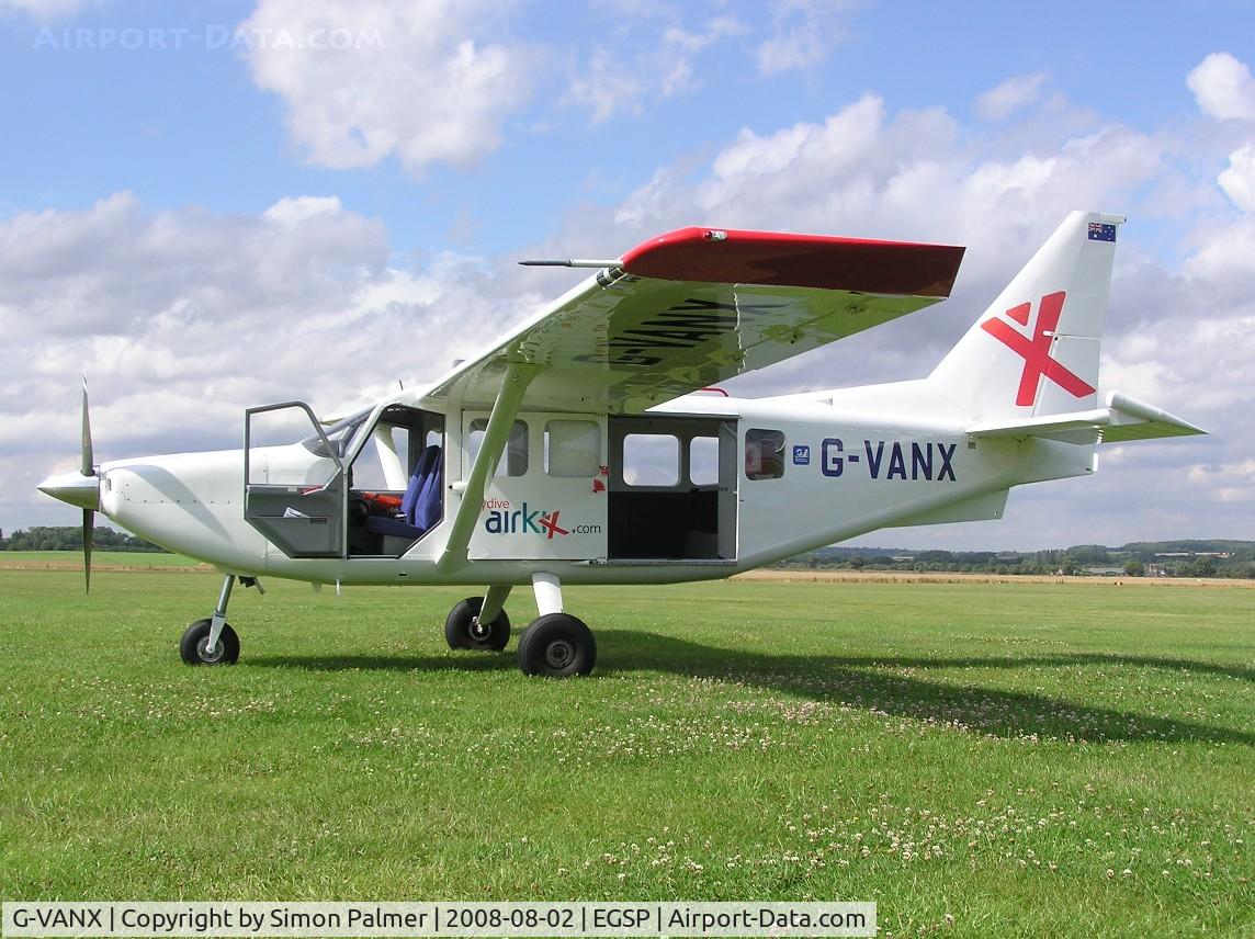 G-VANX, 2008 Gippsland GA-8 Airvan C/N GA8-07-115, Airvan at Sibson