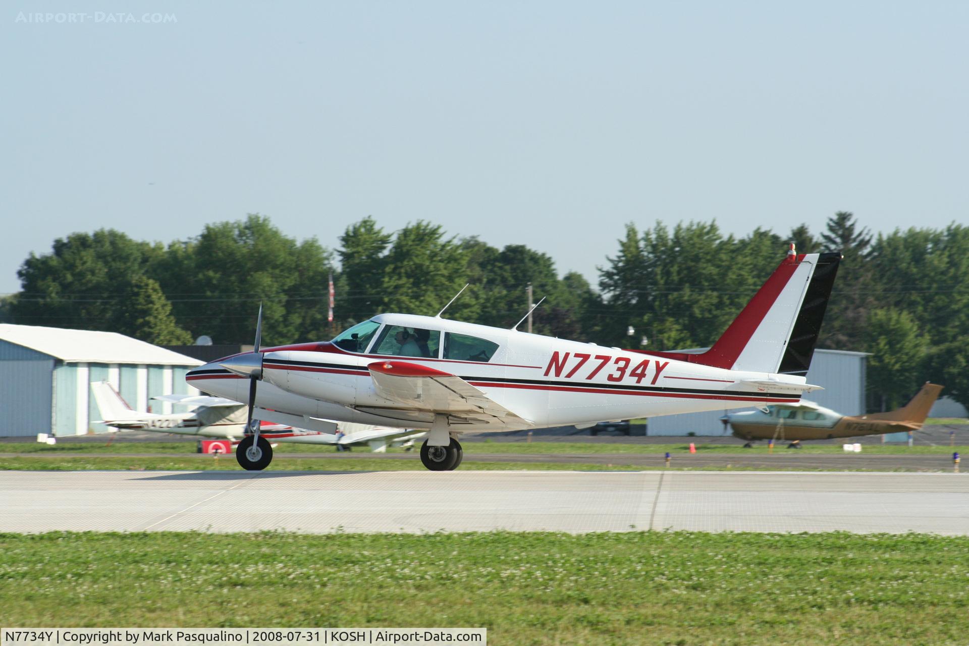 N7734Y, 1965 Piper PA-30-160 Twin Comanche Twin Comanche C/N 30-824, Piper PA-30