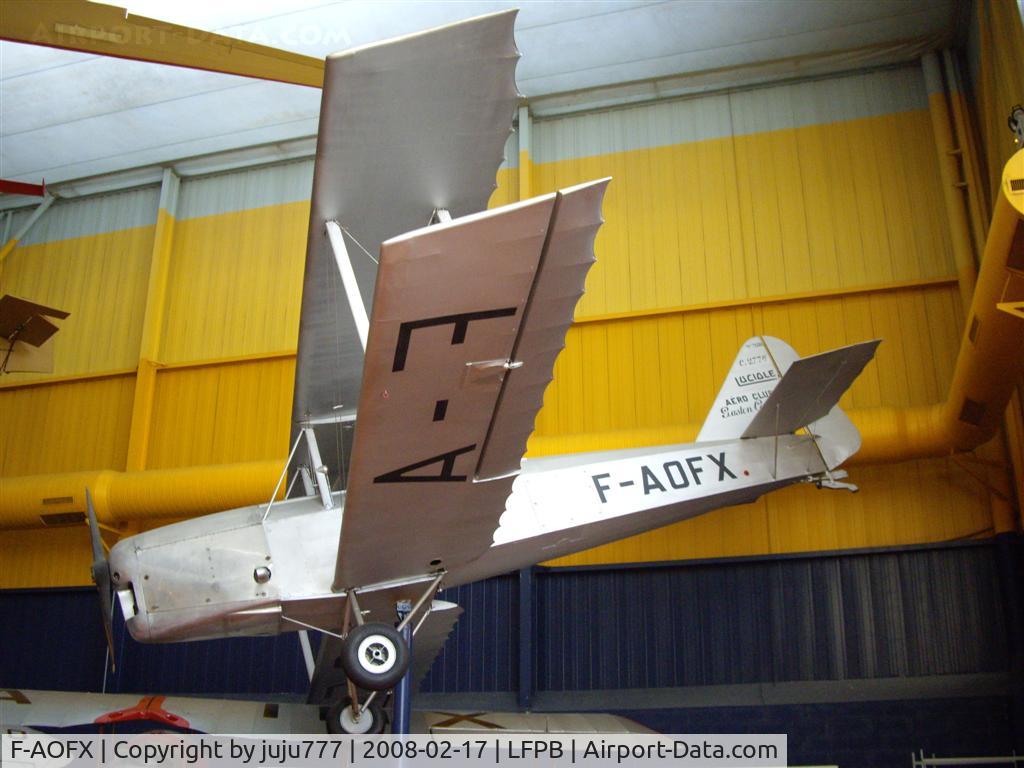 F-AOFX, Caudron C.277R Luciole C/N 7156/14, on display at Le Bourget Muséum