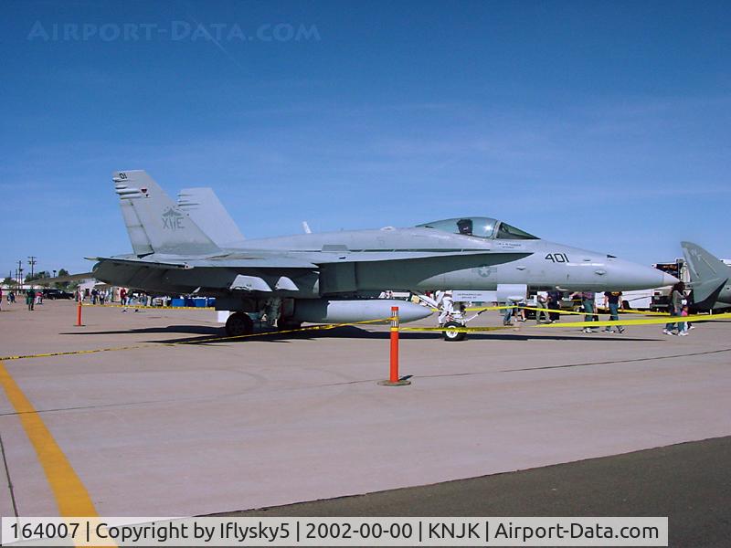 164007, 1989 McDonnell Douglas F/A-18C Hornet C/N 0889/C153, US Navy F-18