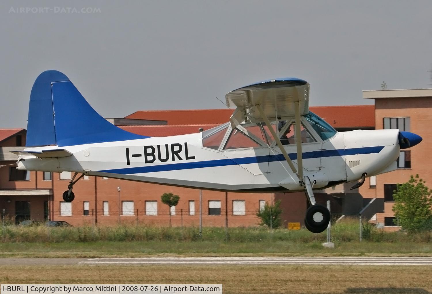I-BURL, Stinson L-5 Sentinel C/N 52883, At Ferrara airport