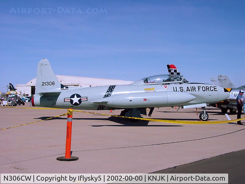 N306CW, Canadair CT-133 Silver Star C/N T33-306, USAF T-33 Shooting Star
