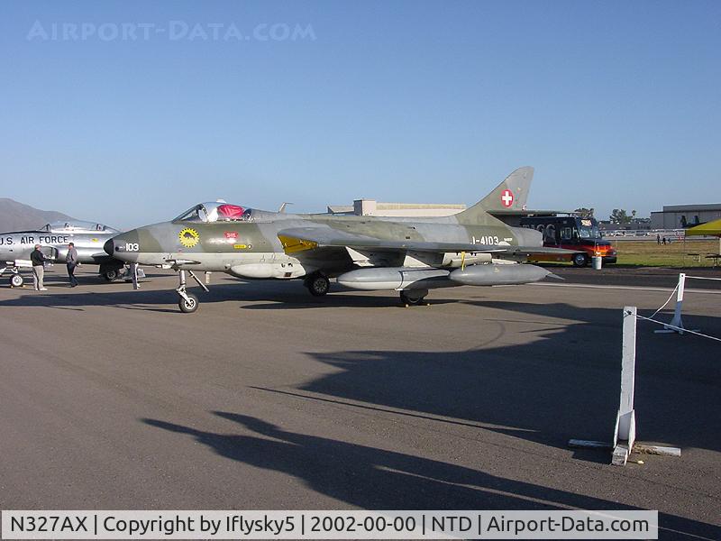 N327AX, 1956 Hawker Hunter F.58A C/N 41H-679969, Hunter
