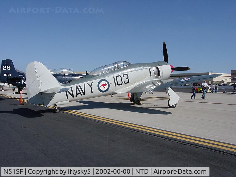 N51SF, 1948 Hawker Sea Fury T.20 C/N ES.3613, Hawker Sea Fury, thanks to Glenn Chatfield for the N number!