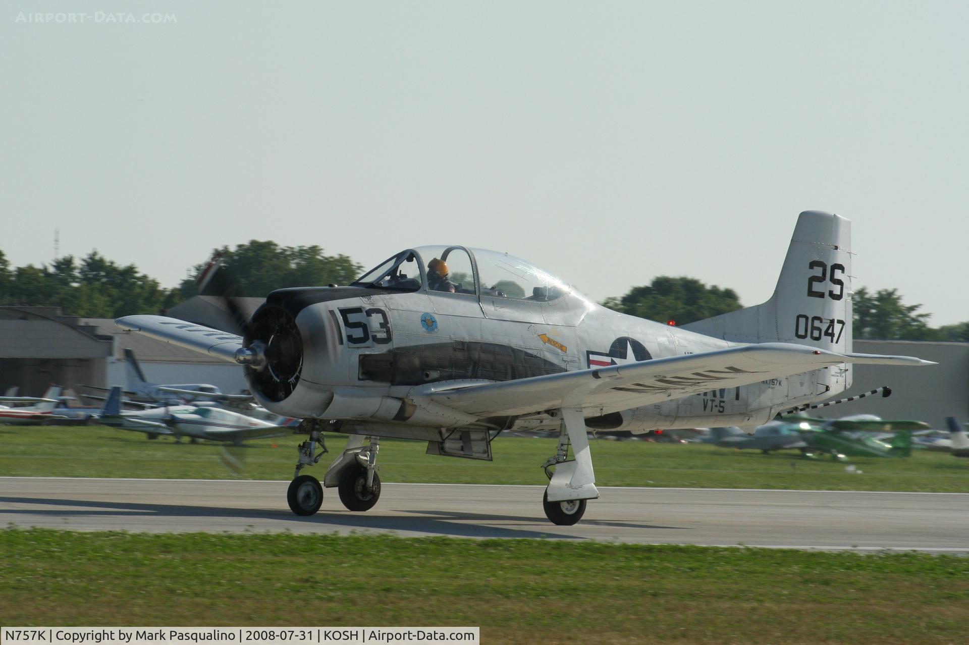 N757K, 1954 North American T-28C Trojan C/N 226-224 (140647), North American T-28C