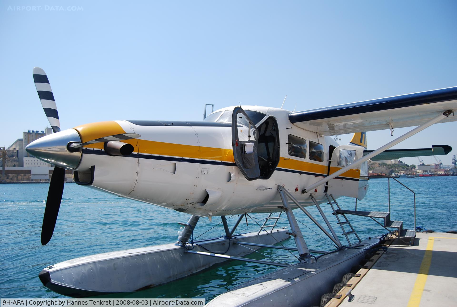 9H-AFA, De Havilland Canada DHC-3T Vazar Turbine Otter C/N 406, De Havilland DHC-3 Otter @Valletta Harbour (Harbourair)