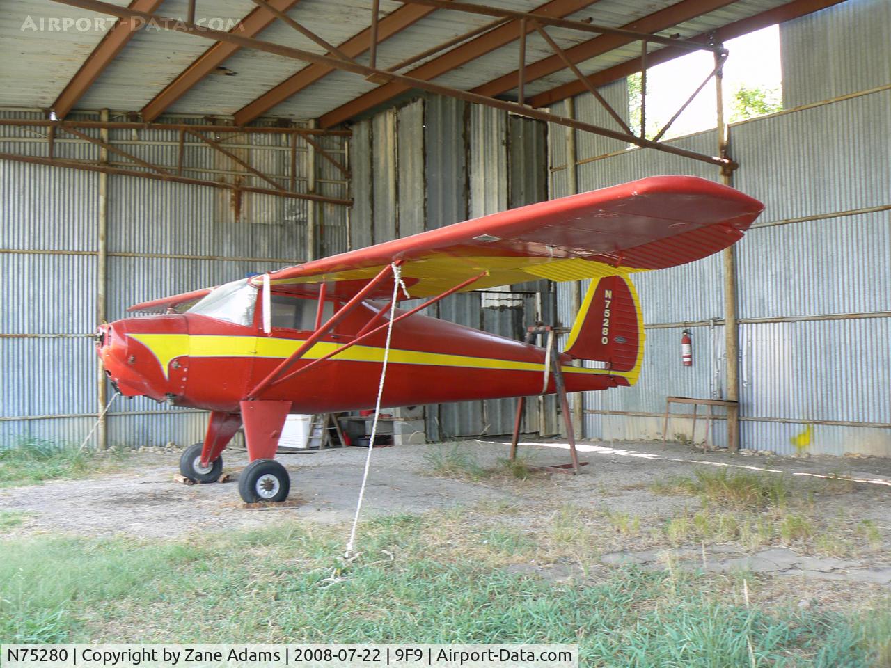 N75280, 1940 Luscombe 8B C/N 1605, At Sycamore Field, Ft. Worth, TX