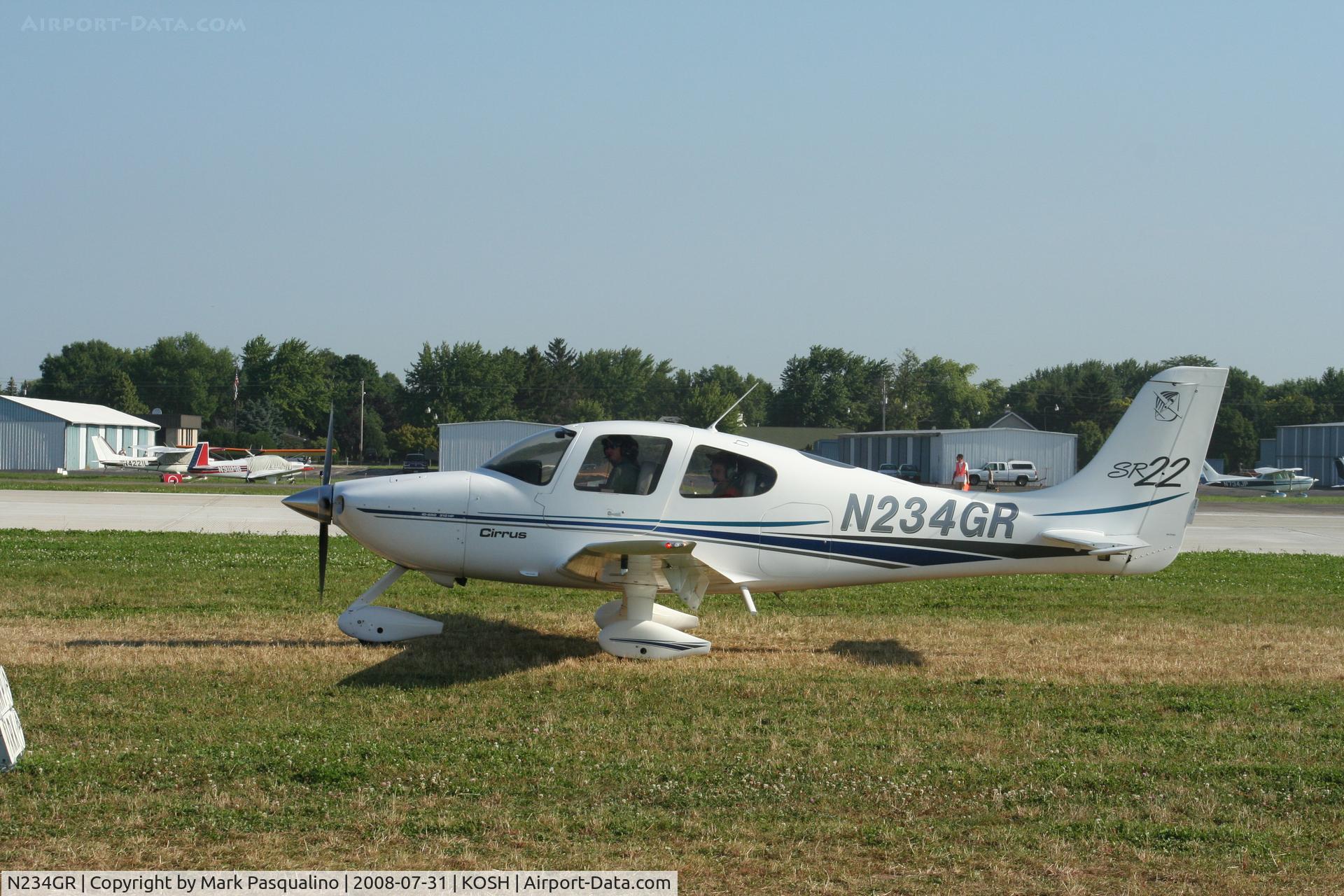 N234GR, 2001 Cirrus SR22 C/N 0050, SR22