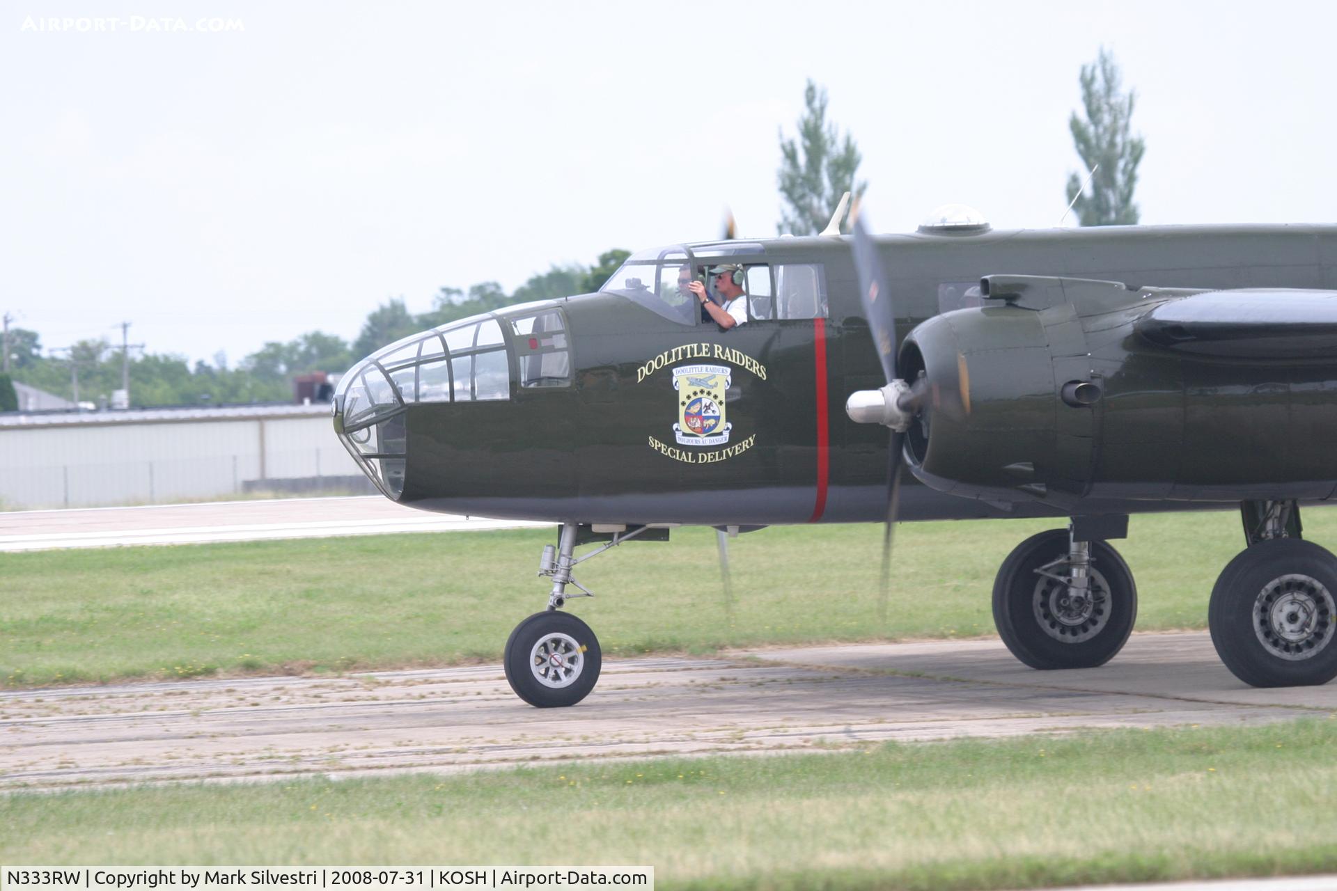 N333RW, 1944 North American B-25N Mitchell C/N 108-47488, Oshkosh 2008