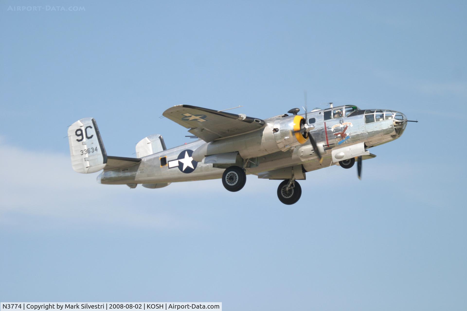 N3774, 1943 North American B-25D Mitchell C/N 100-23960, Oshkosh 2008