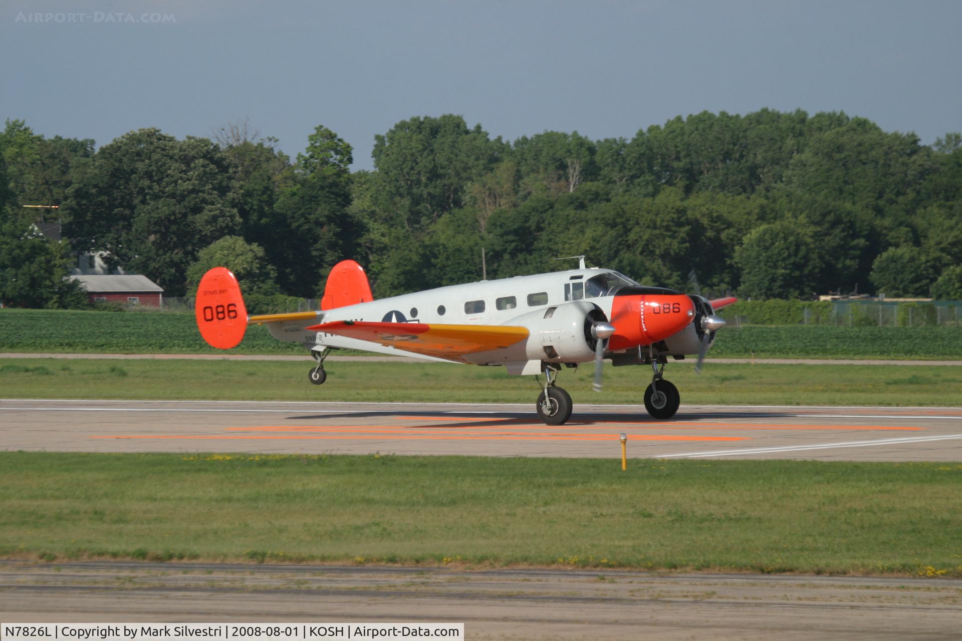 N7826L, 1951 Beech TC-45G C/N AF-86, Oshkosh 2008
