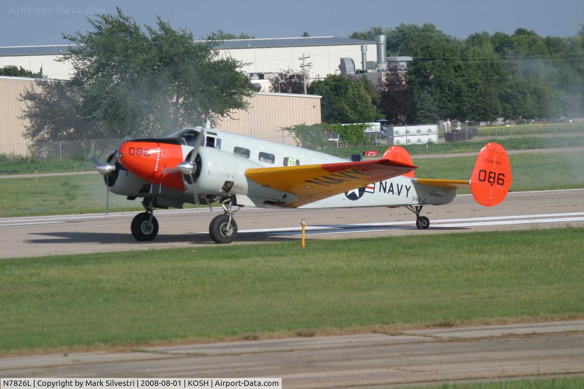 N7826L, 1951 Beech TC-45G C/N AF-86, Oshkosh 2008