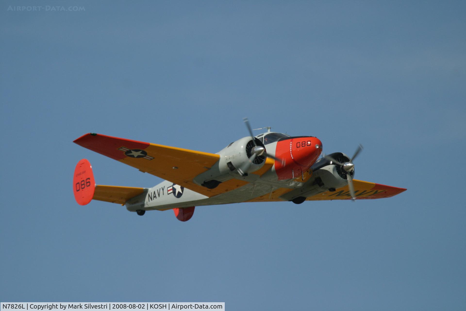 N7826L, 1951 Beech TC-45G C/N AF-86, Oshkosh 2008
