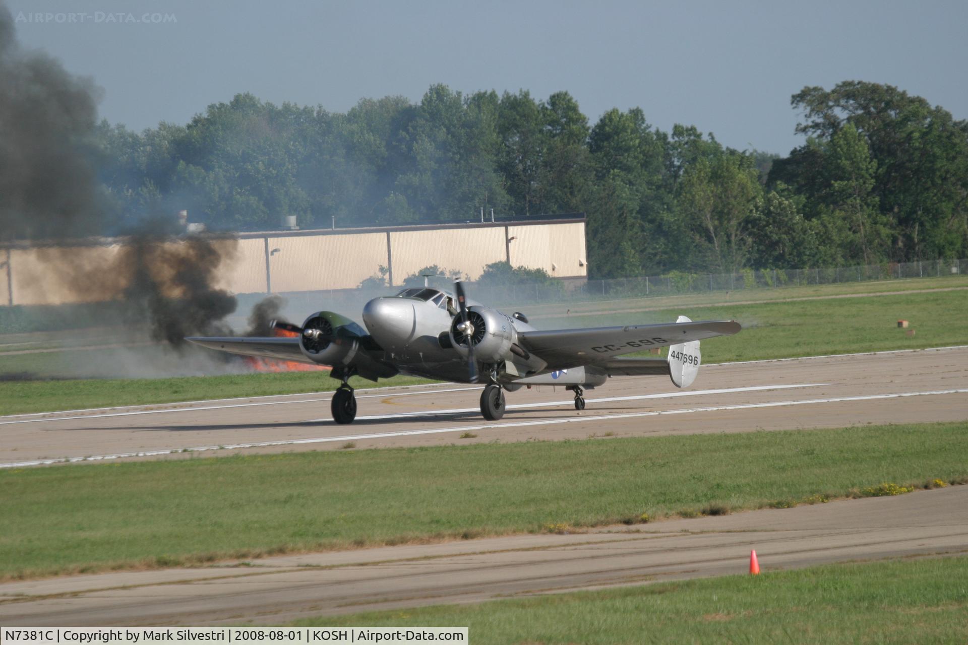 N7381C, 1944 Beech C18S C/N 8104, Oshkosh 2008