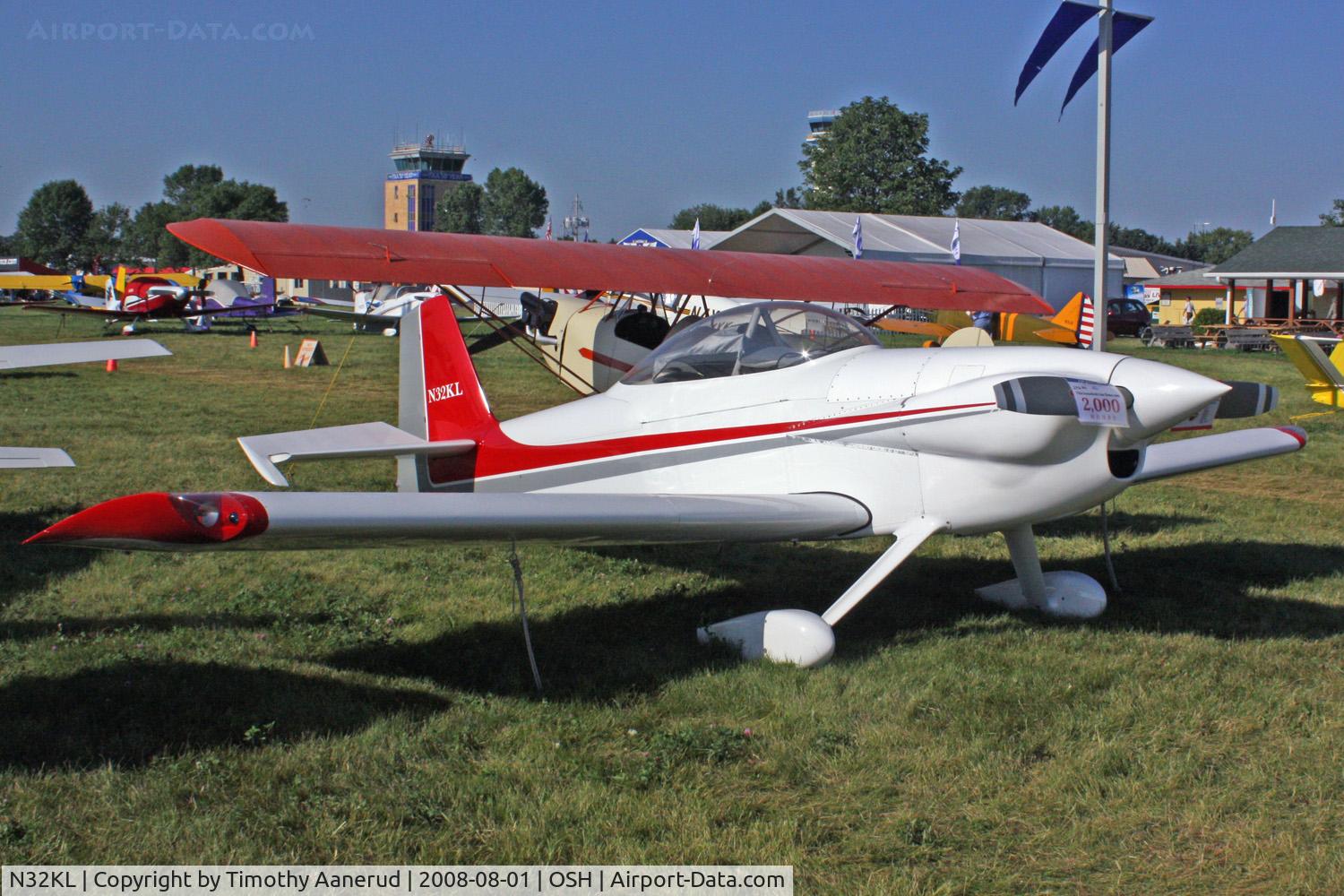 N32KL, 1990 Vans RV-4 C/N 999, EAA AirVenture 2008, over 2000 hours flown.