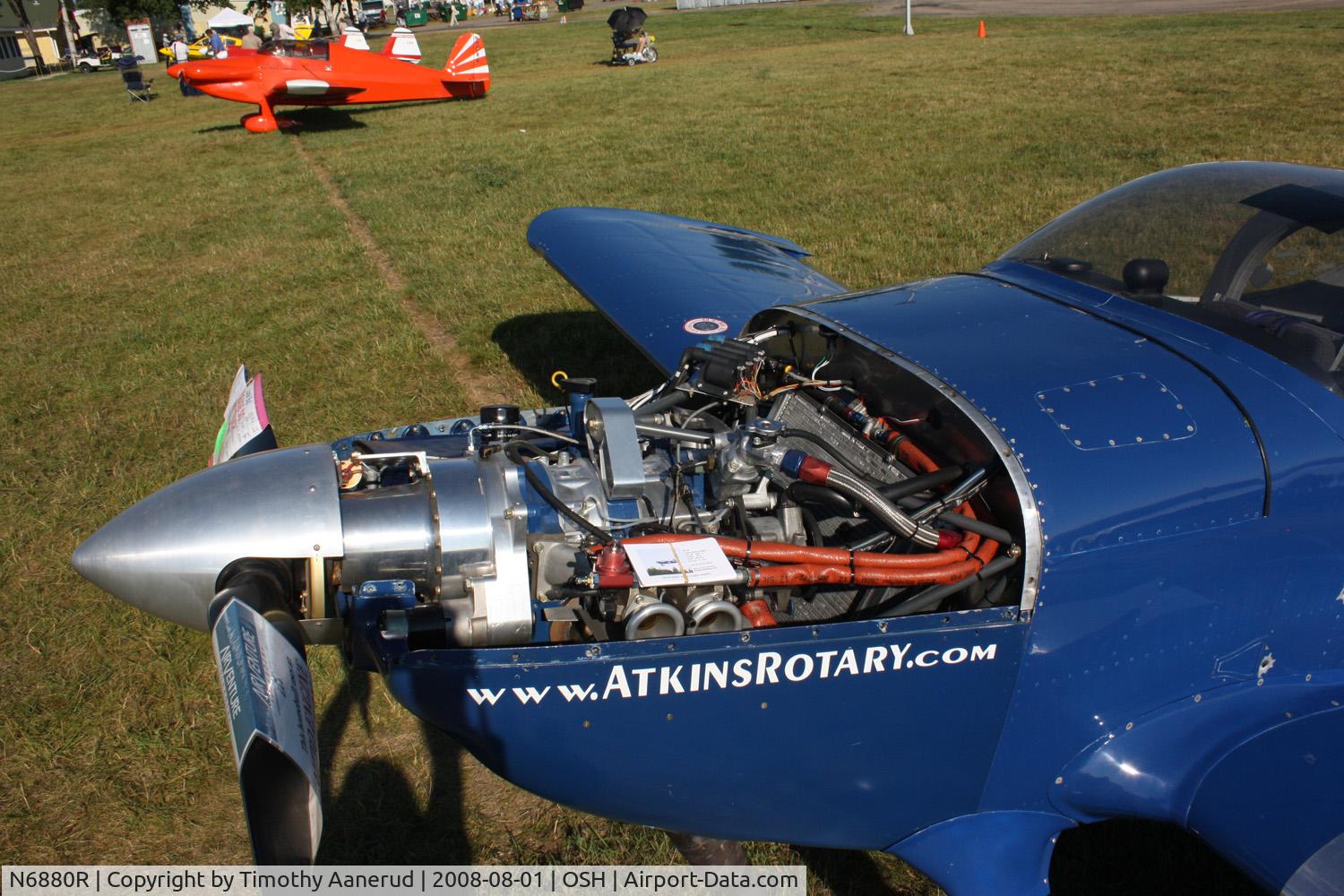 N6880R, 1995 Vans RV-6 C/N 21067, EAA AirVenture 2008, Mazda rotary powered
