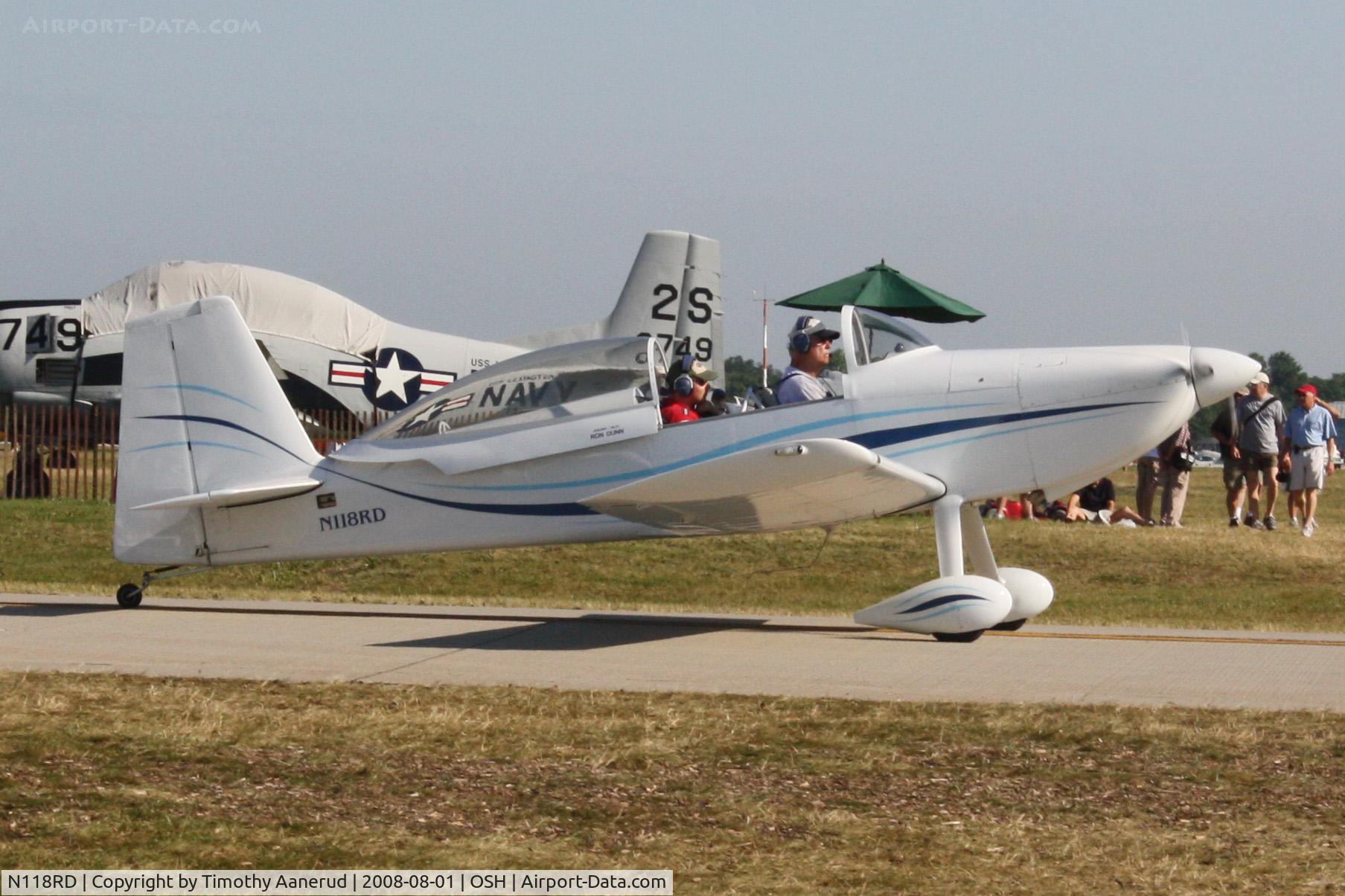 N118RD, Vans RV-8 C/N 80078, EAA AirVenture 2008