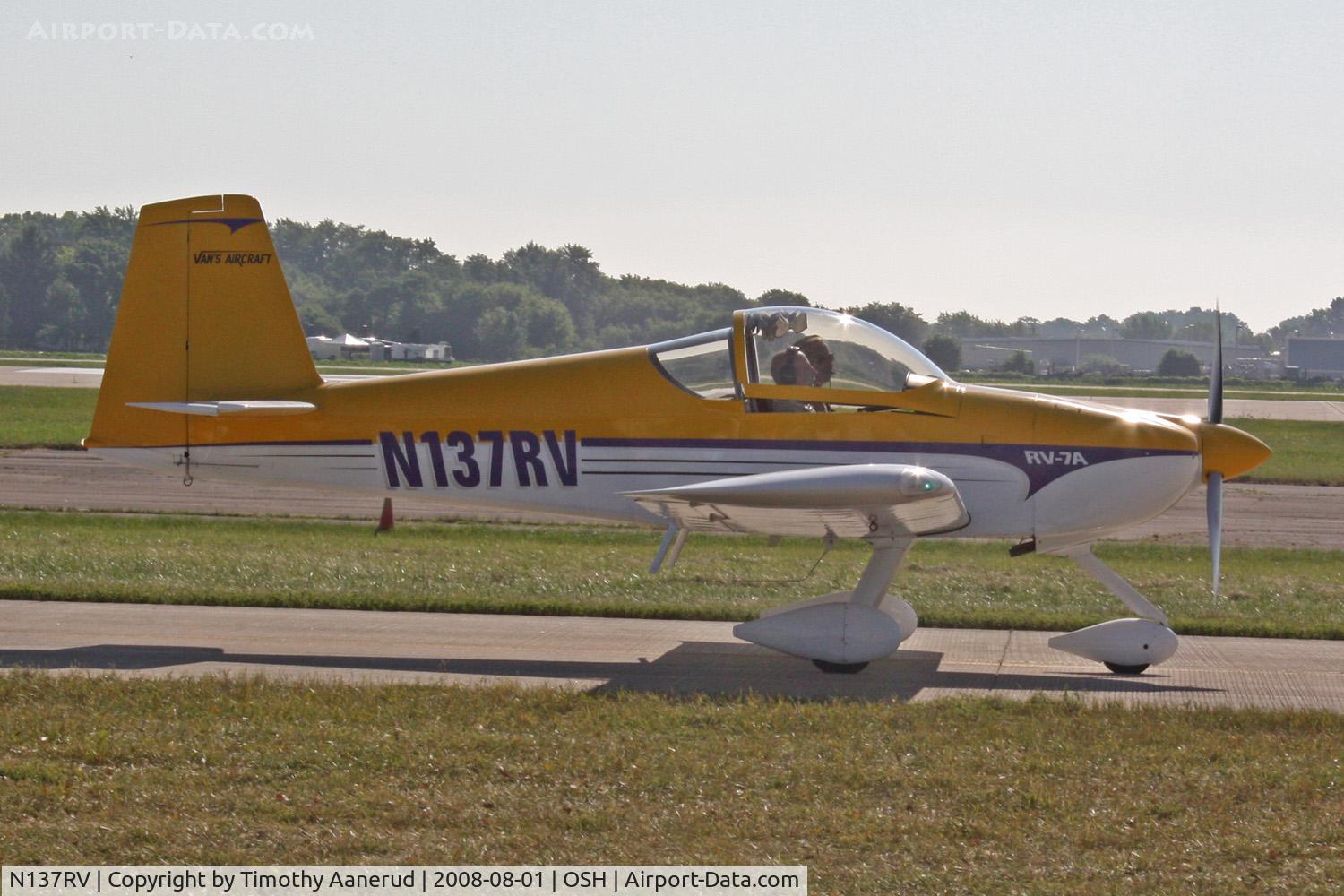 N137RV, 2001 Vans RV-7 C/N 1, EAA AirVenture 2008
