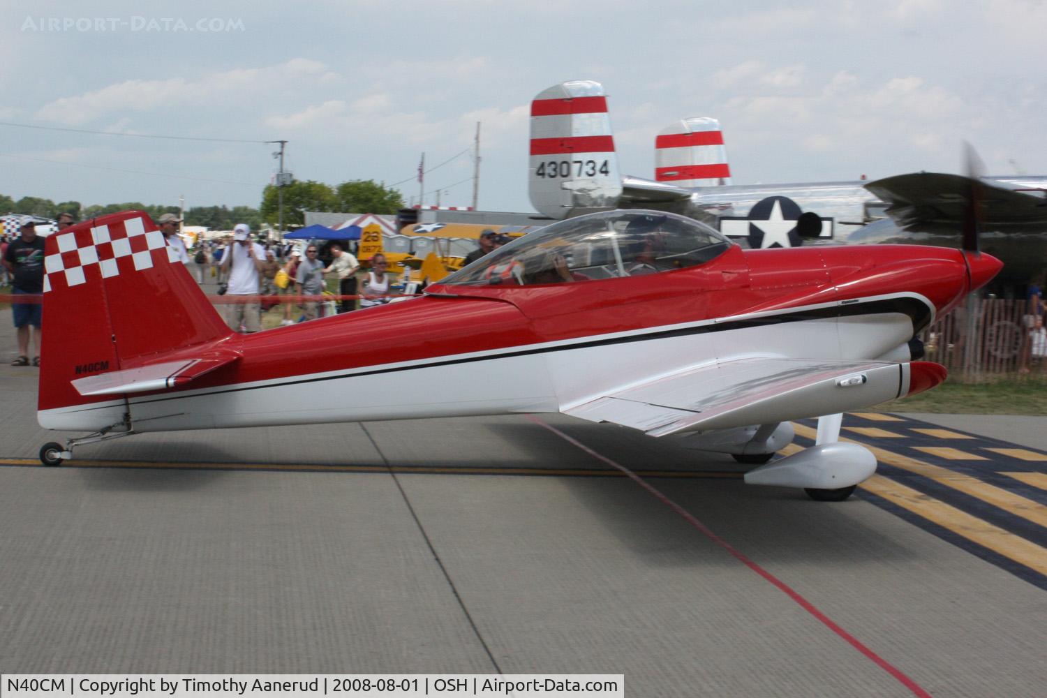 N40CM, 1987 Vans RV-4 C/N 368, EAA AirVenture 2008