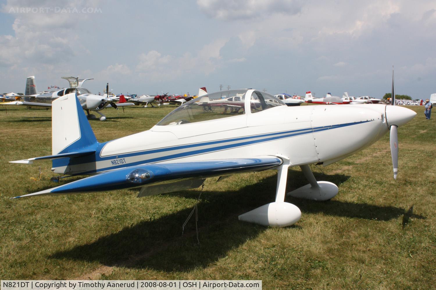 N821DT, 2004 Vans RV-8 C/N 81905, EAA AirVenture 2008
