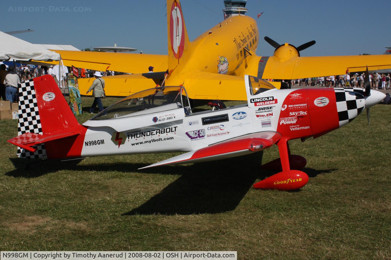 N998GM, Vans RV-8 C/N 82254, EAA AirVenture 2008