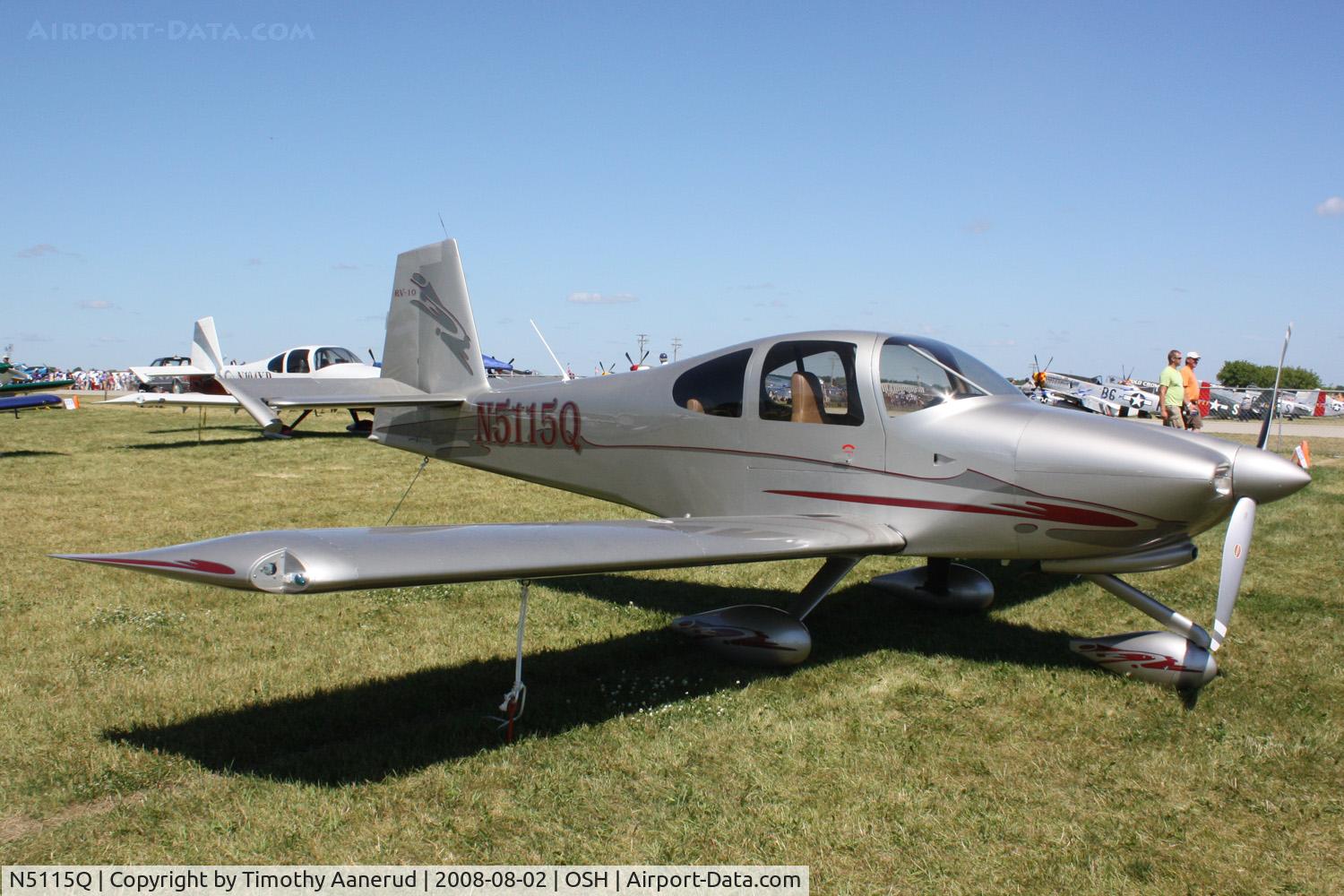 N5115Q, Vans RV-10 C/N 40487, EAA AirVenture 2008