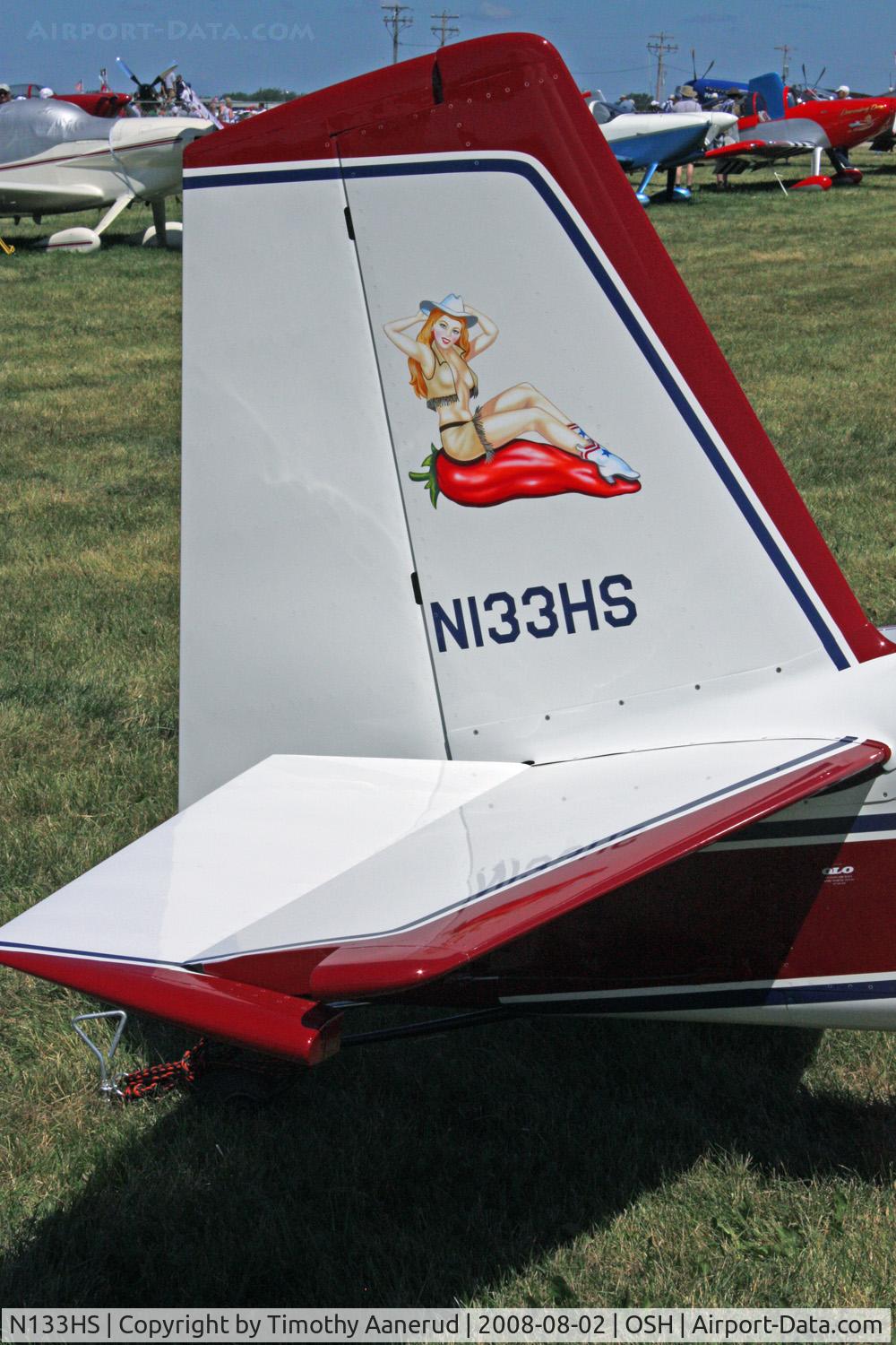 N133HS, 2000 Vans RV-8 C/N 80133, EAA AirVenture 2008, Hot Stuff