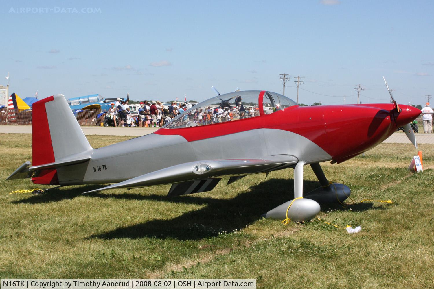 N16TK, 2008 Vans RV-8 C/N 82055, EAA AirVenture 2008