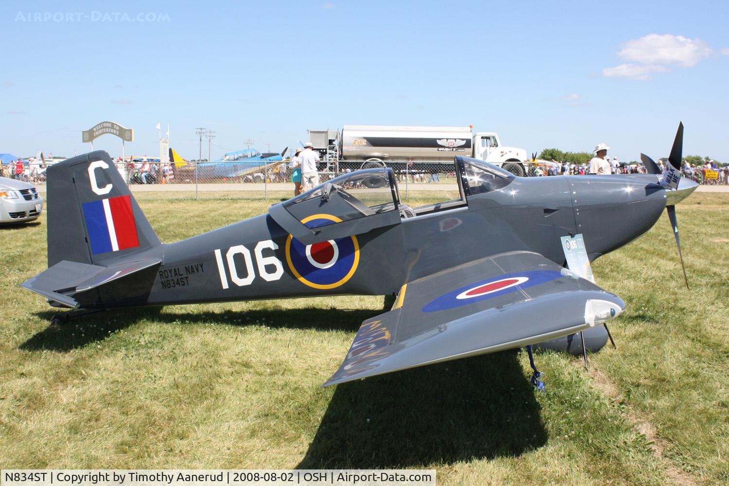 N834ST, 2006 Vans RV-7 C/N 70660, EAA AirVenture 2008