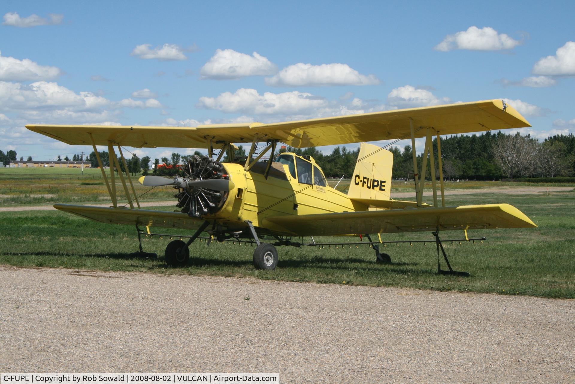 C-FUPE, 1979 Grumman G-164B Ag Cat B C/N 636B, Taken at Vulcan, Alberta.