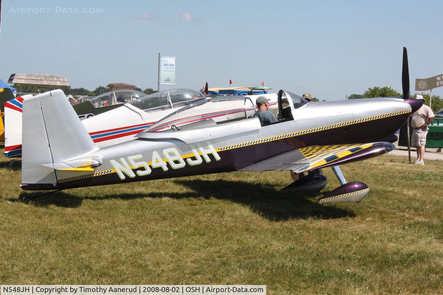 N548JH, 2007 Vans RV-8 C/N 54806, EAA AirVenture 2008