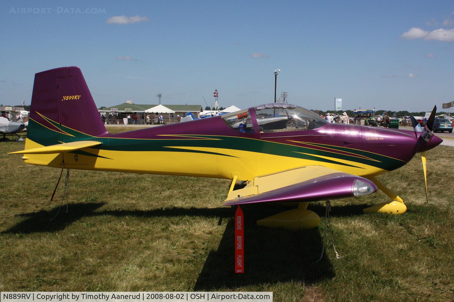 N889RV, Vans RV-6 C/N 001, EAA AirVenture 2008