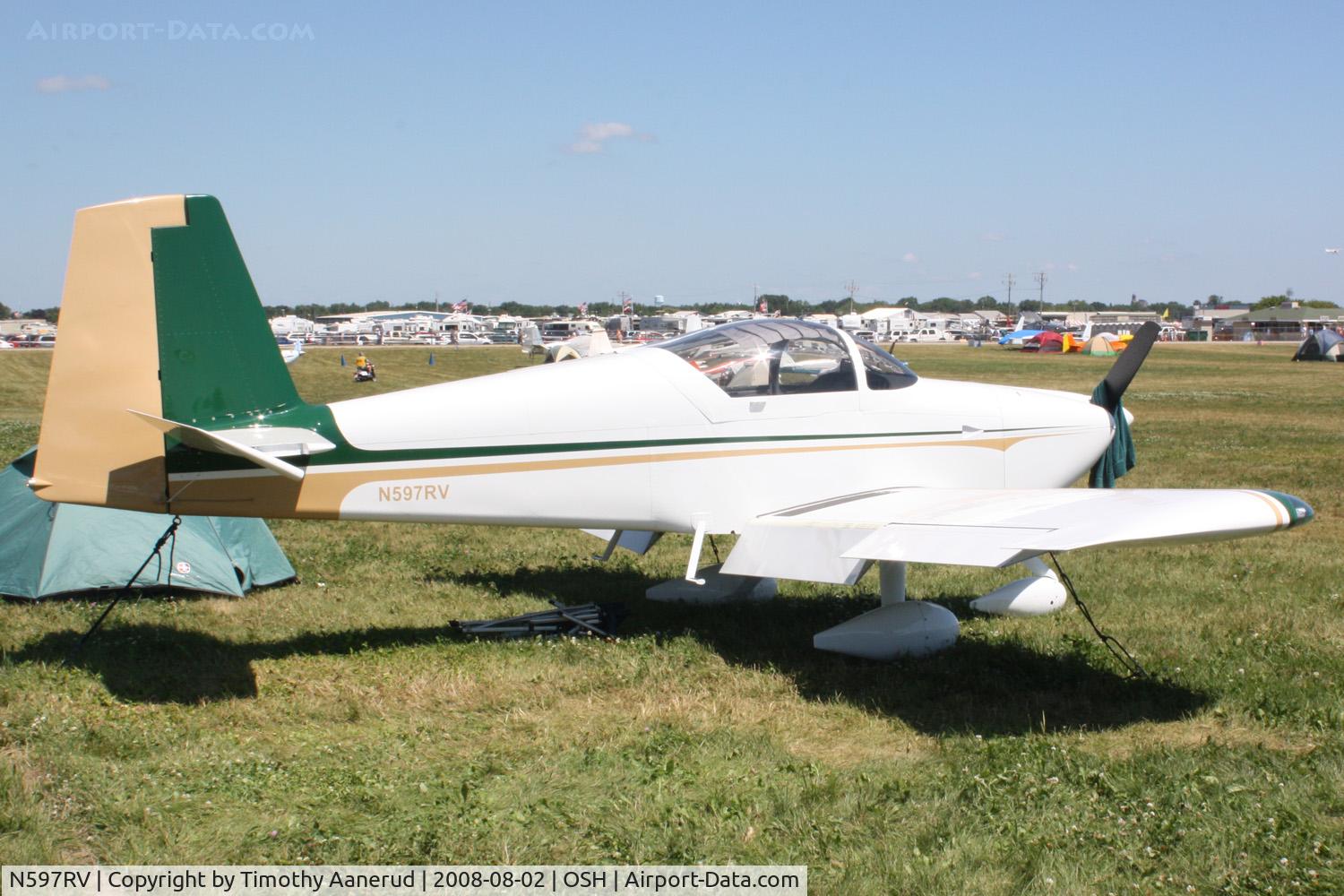 N597RV, 2007 Vans RV-7A C/N 70936, EAA AirVenture 2008