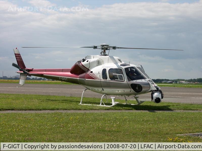 F-GIGT, Eurocopter AS-355F-1 Ecureuil 2 C/N 5023, in flight around Calais